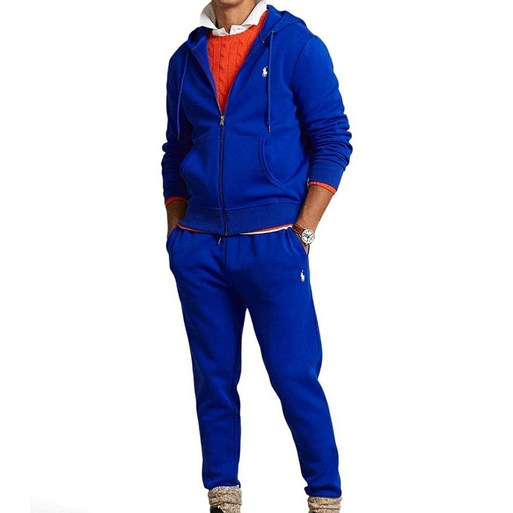 Polo by Ralph Lauren Blue and White Sweatshirt